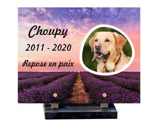 Plaque Animaux Lavande