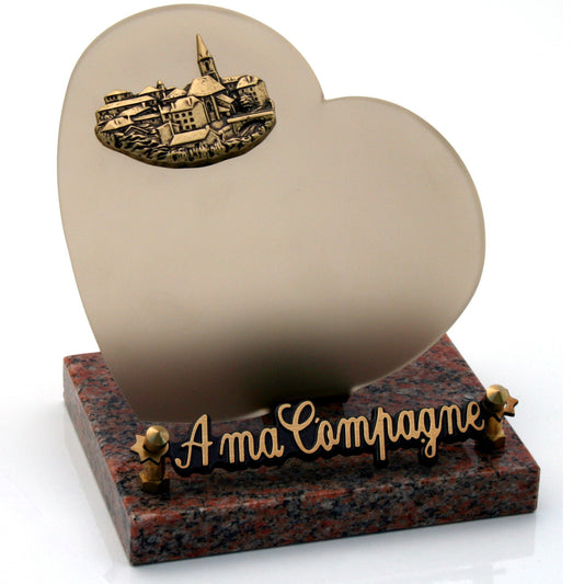 Coeur plexiglass arome