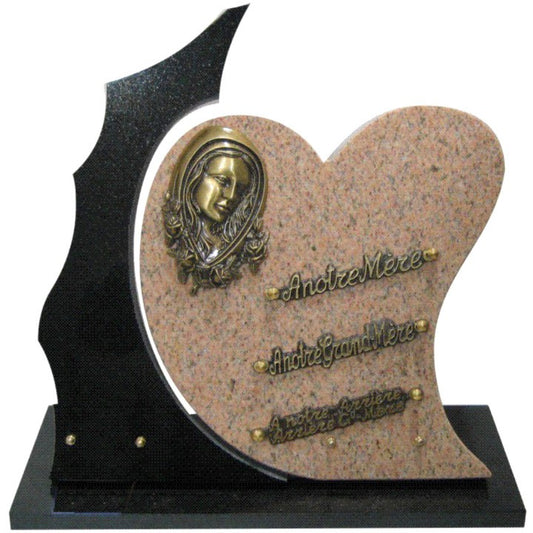 Coeur funéraire moderne