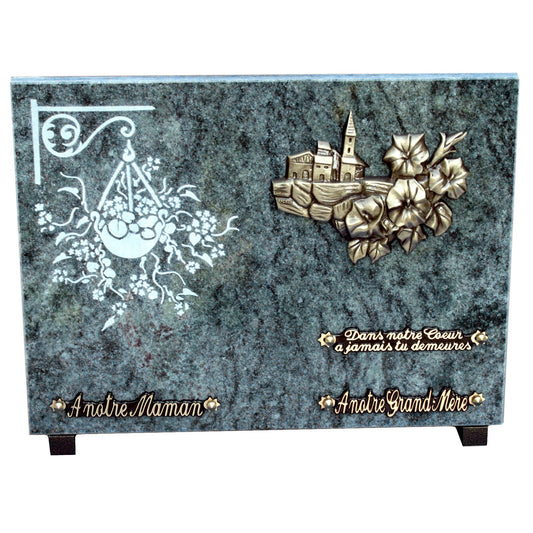 Grande plaque granit funéraire