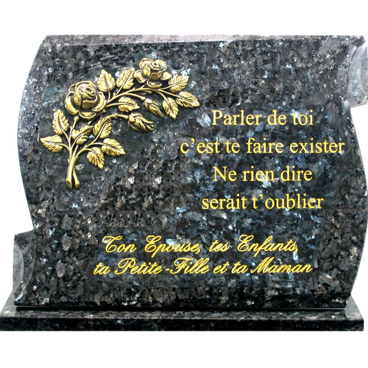 Parchemin en granit à graver