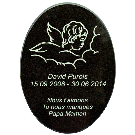 Médaillon granit personnalisé