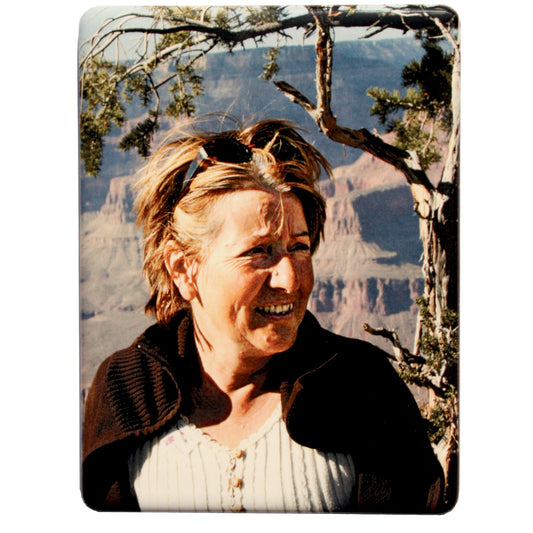 Photo porcelaine rectangle couleur