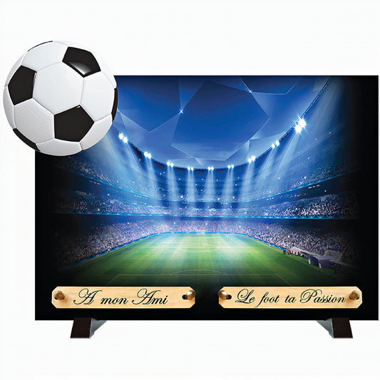 Plaque débordante Ballon de foot
