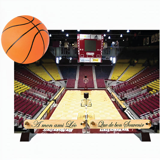 Plaque débordante Basketball