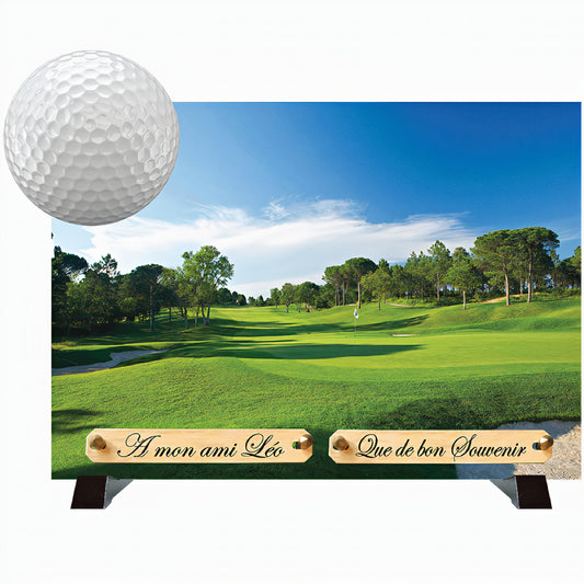 Plaque débordante Golf
