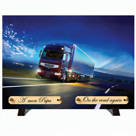 Plaque funéraire Chauffeur Routier