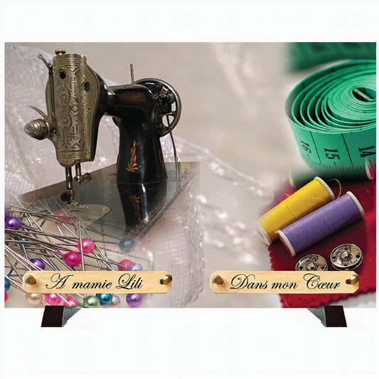 Plaque funéraire Couture