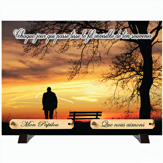 Plaque funéraire Sunset