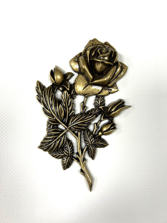 Bronze fleurs Roses