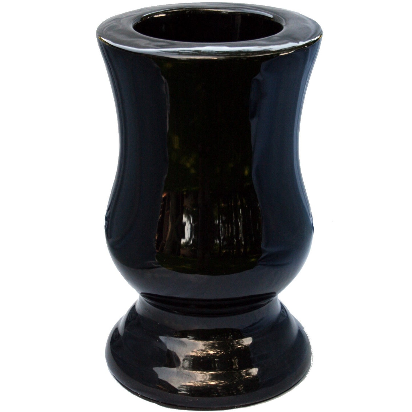 Vase funeraire noir