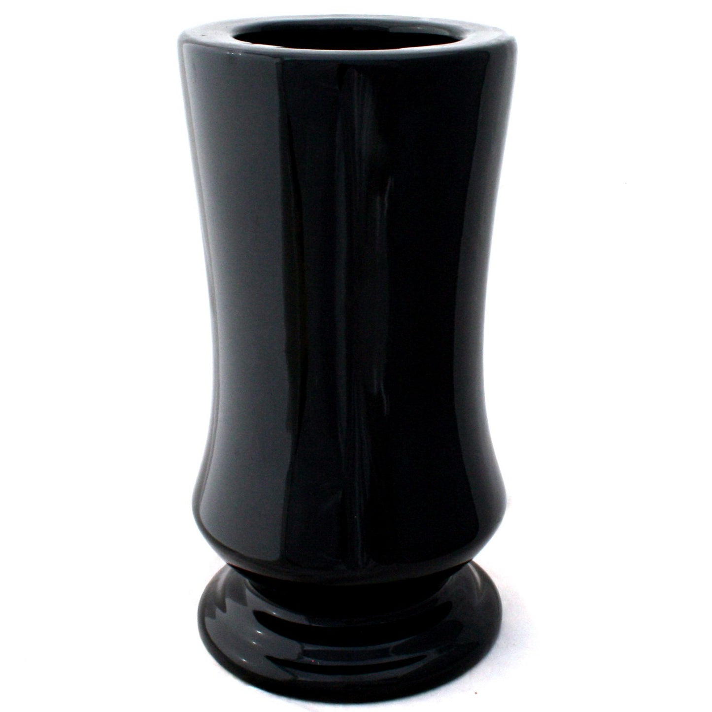 Vase funéraire porcelaine noire