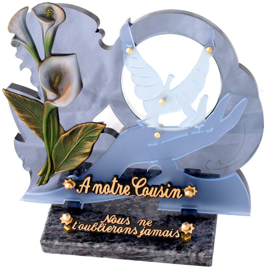 Plaque funeraire altuglass aromes