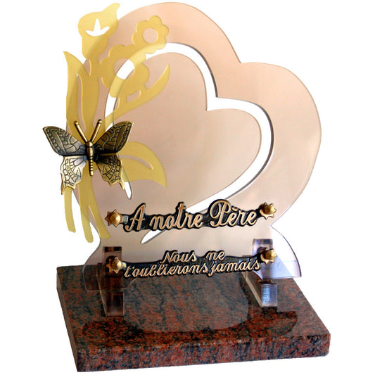 Plaque altuglas papillon