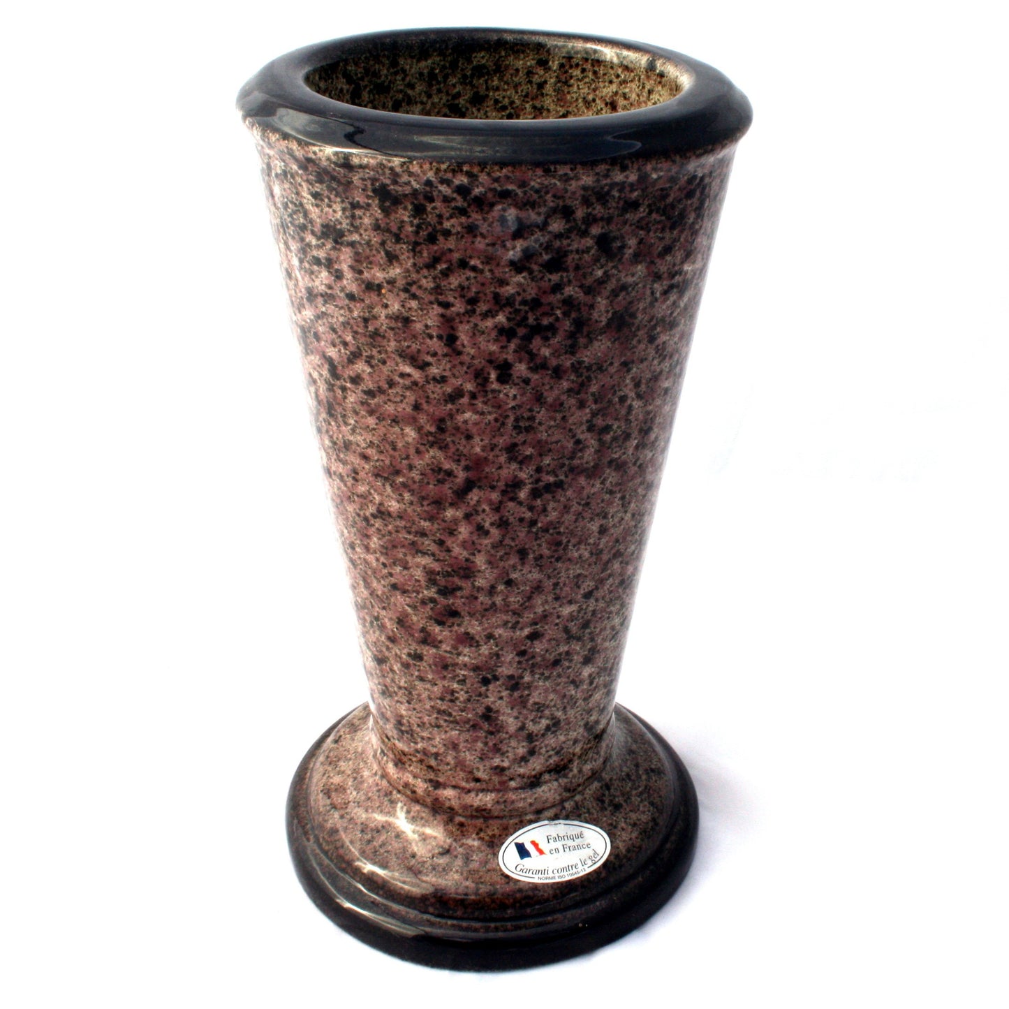 Vase ornement funéraire porcelaine