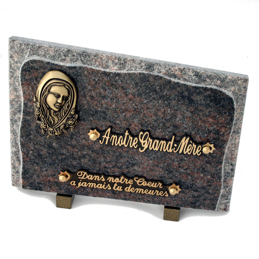 Plaque vierge grise