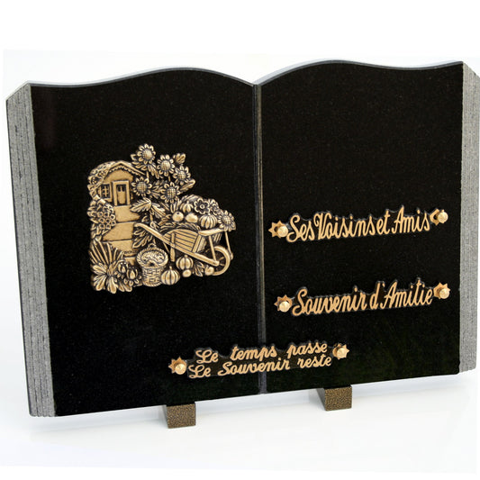 Livre funéraire foncé