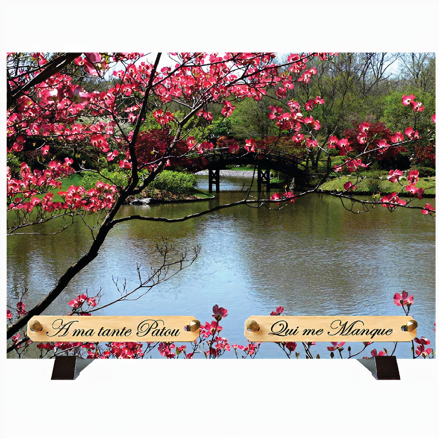 Plaque funéraire Fleurs de cerisier